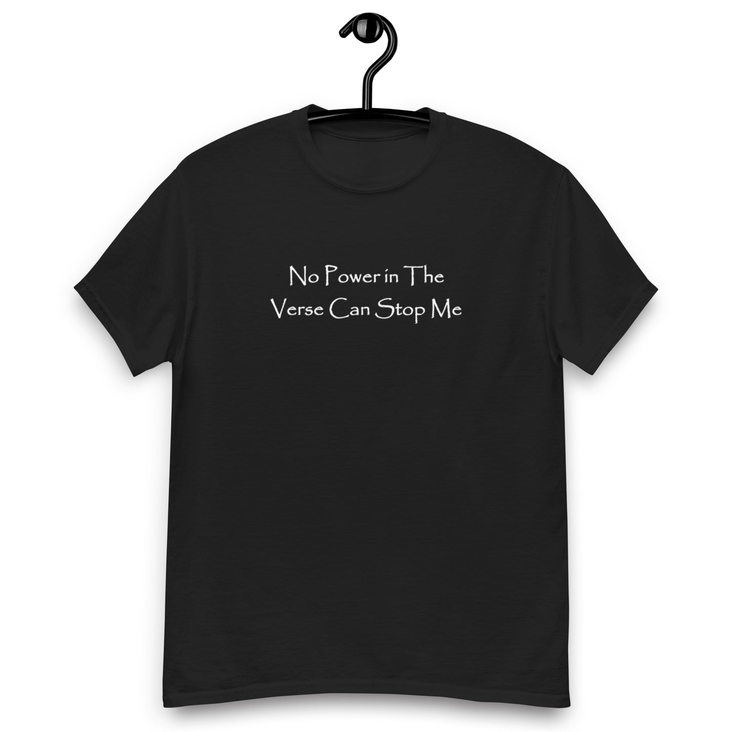 Men's Dark T-Shirt - No Power in the Verse