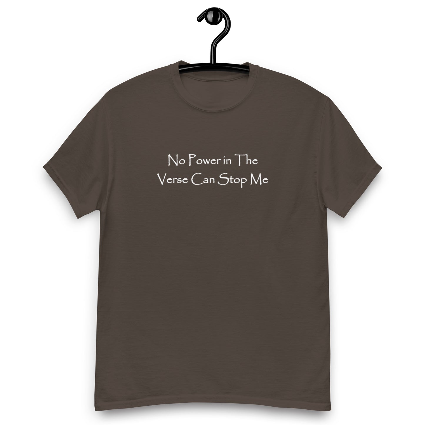 Men's Dark T-Shirt - No Power in the Verse