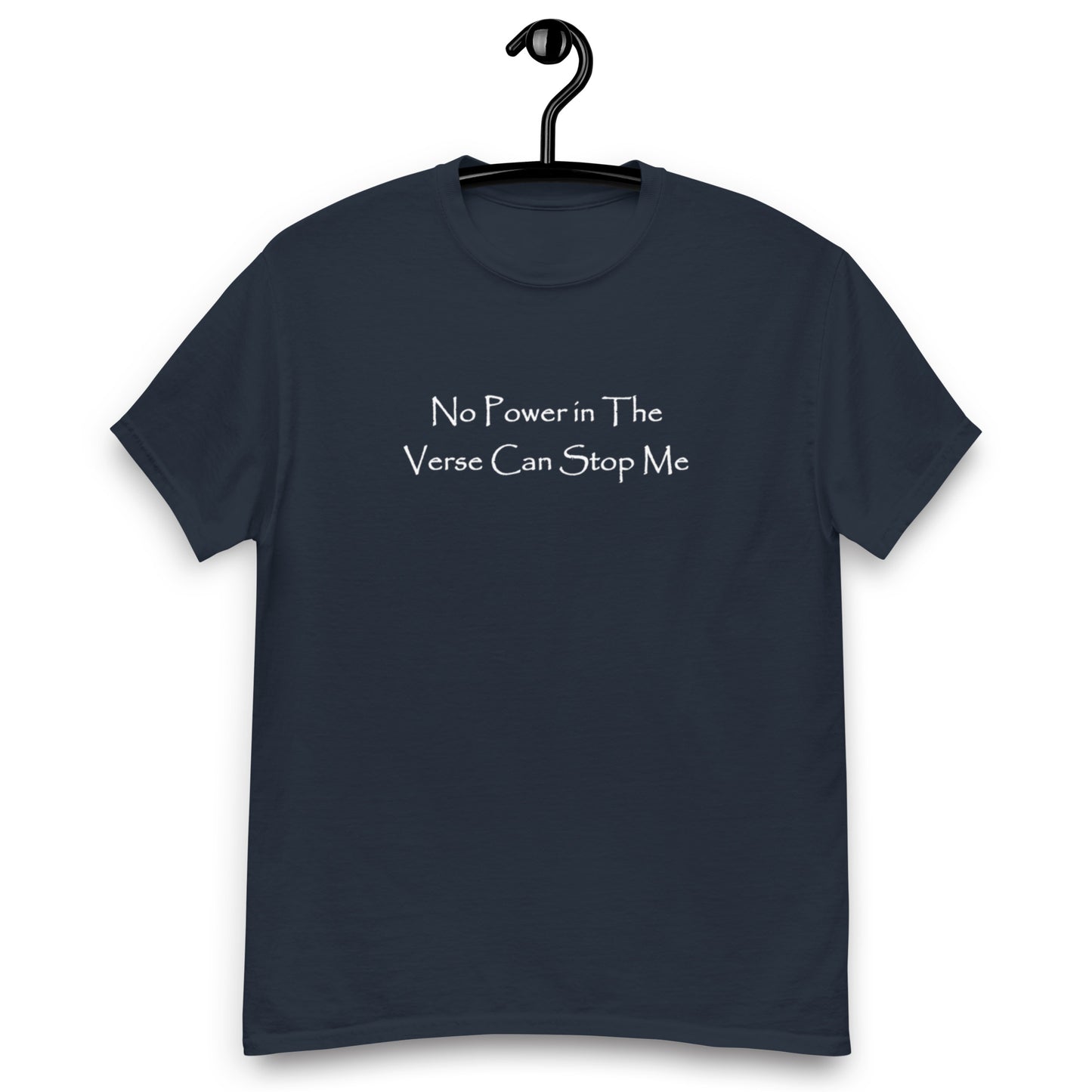 Men's Dark T-Shirt - No Power in the Verse